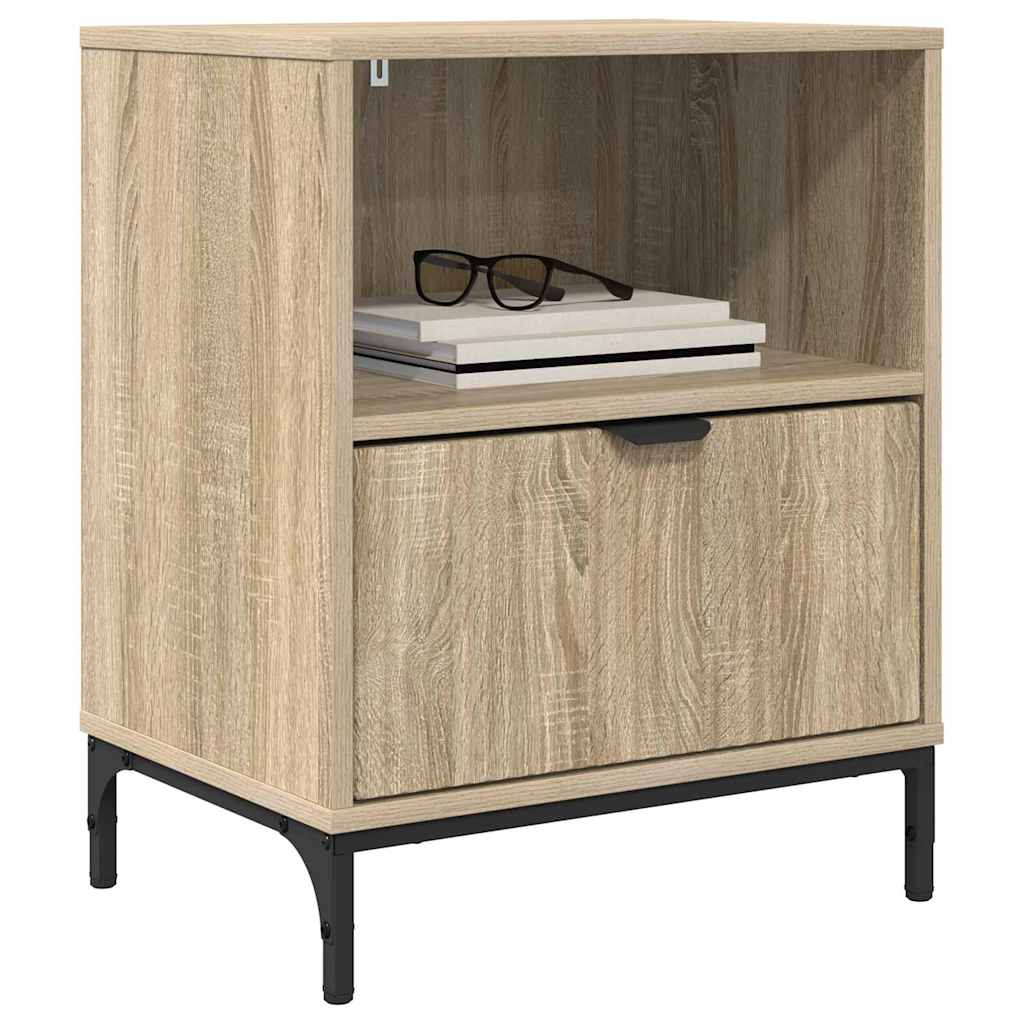 Bedside Table Sonoma oak 49 x 36 x 61 cm Engineered wood